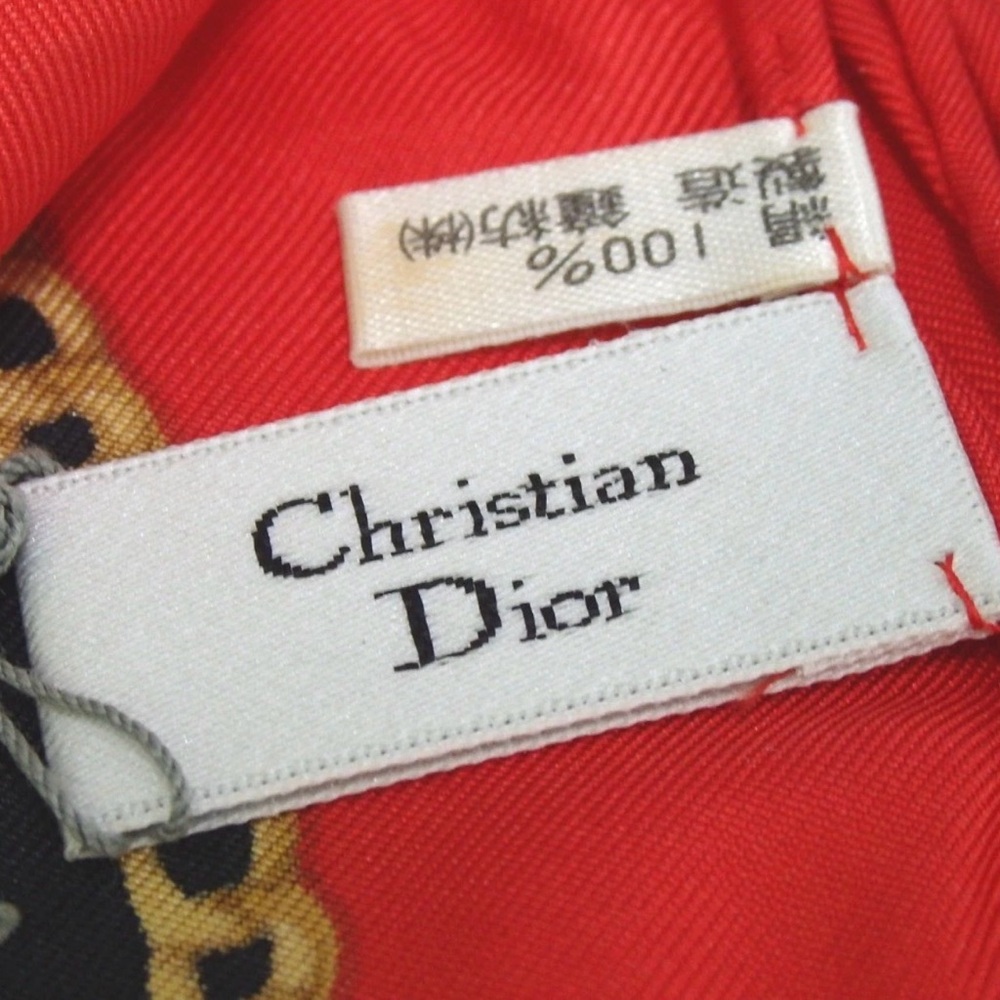NWT DIOR Signature Logo Silk Scarf 😍❤️ - Picture 4 of 15